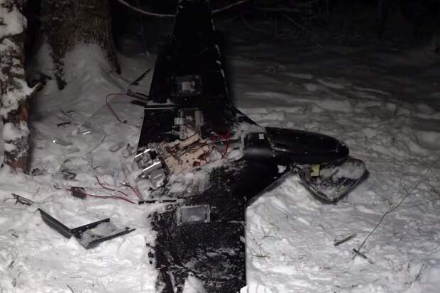 Минобороны показало видео атаковавшего резиденцию Путина дрона