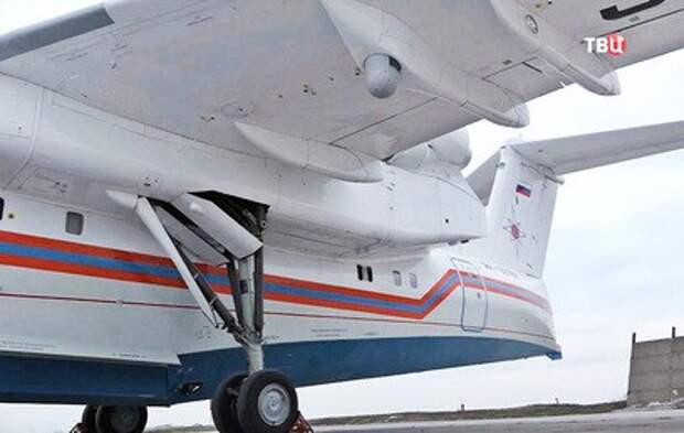 МЧС России получило модернизированный самолет-амфибию Бе-200