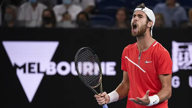 Хачанов выиграл сет у Надаля на Australian Open