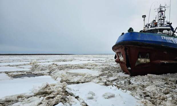 Подвижки льда зафиксированы в 48 километрах от Архангельска