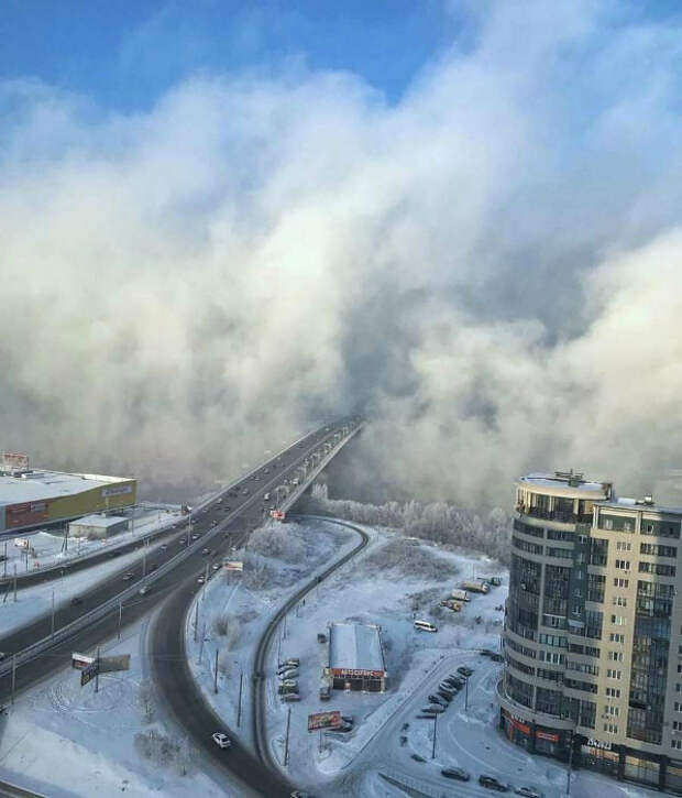 В плену тумана. | Фото: Reddit.