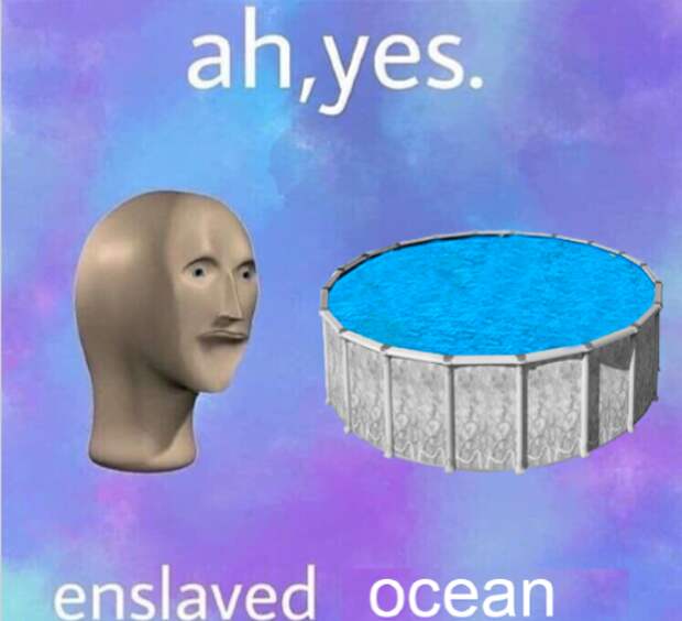 Ah yes enslaved moisture meme