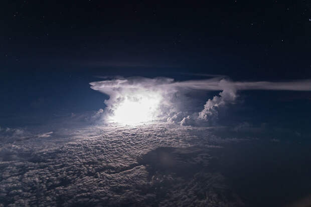 11. Шторм над колумбийской Амазонией пилот, фотография, шторм