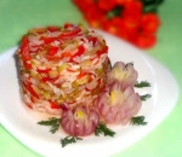 Постный салат 