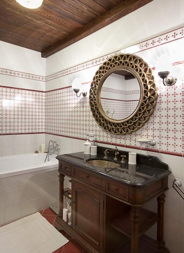 Interior of a bathroom