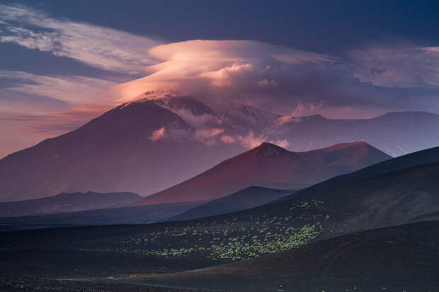 Russia, Kamchatka, Kluchevskoy park