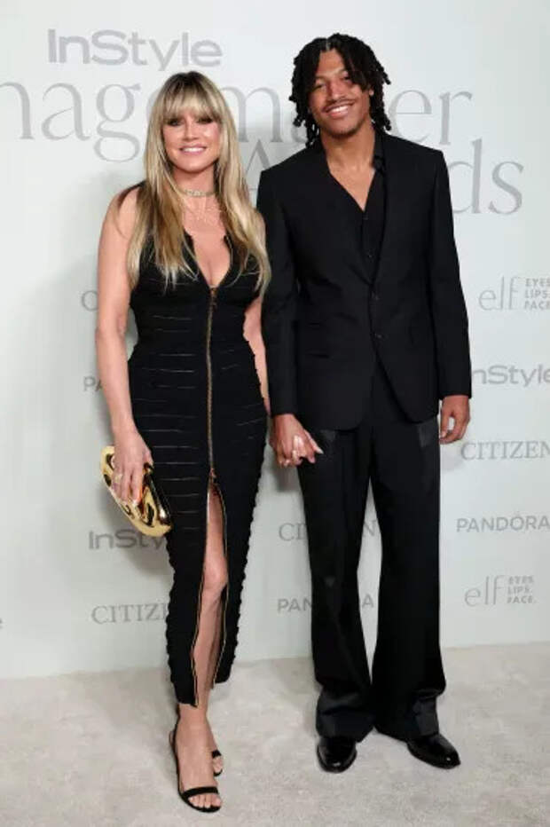 Хайди Клум с сыном Генри Сэмюэлем