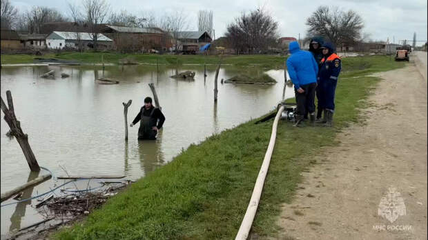 516 домов остаются подтопленными в Дагестане