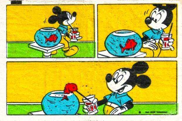 Коллекция вкладышей жевательной резинки Donald