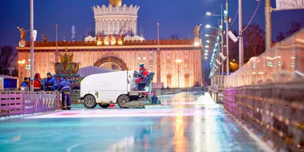 Наталья Сергунина: На ВДНХ 26 ноября откроется самый большой каток Москвы. Фото М. Денисова. Mos.ru
