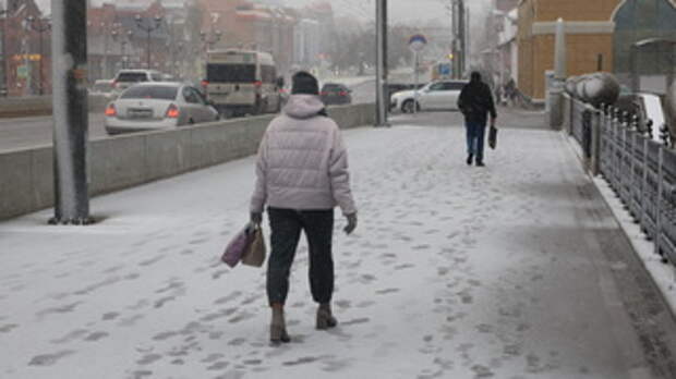 Снегопад в Барнауле в начале октября / Фото: amic.ru / Екатерина Смолихина