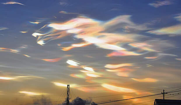 Полярные стратосферные облака в Антарктике