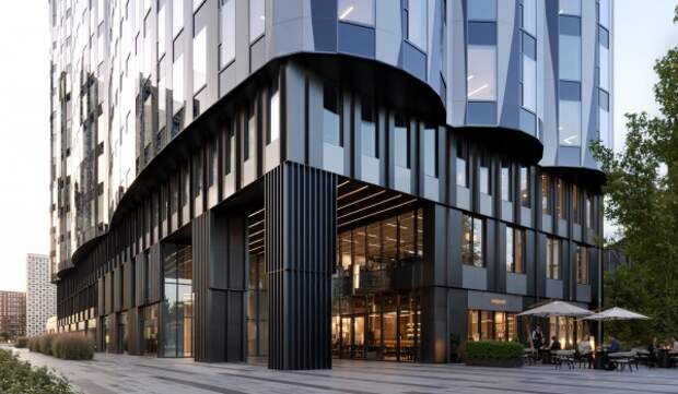 Строительство бизнес-центра началось на площадке в районе Очаково-Матвеевское