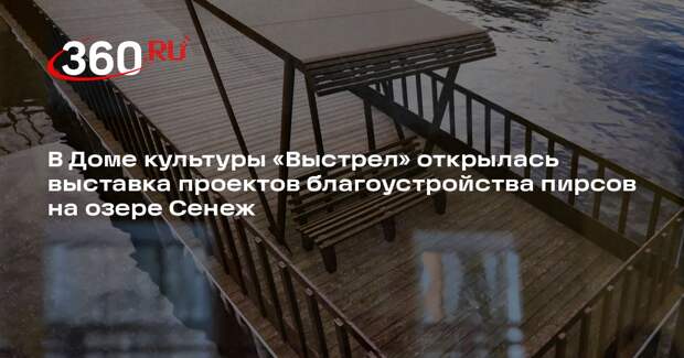 В Доме культуры «Выстрел» открылась выставка проектов благоустройства пирсов на озере Сенеж