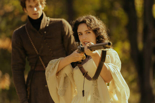 На съёмках фильма «Лермонтов»