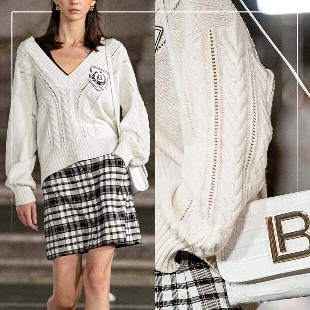 Пуловер из осенне-зимней коллекции Лауры Бьяджотти 2023