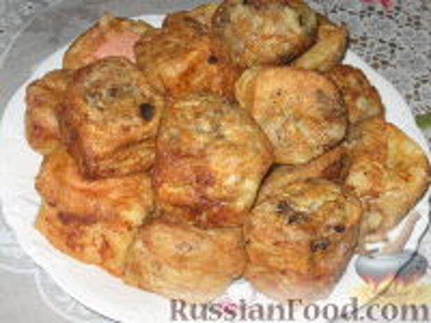 Фото к рецепту: Ленивые пирожки из вафельных рулетов Фото к рецепту: Ленивые пирожки из вафельных рулетов