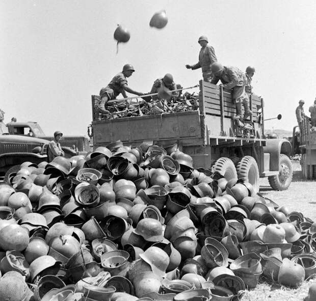 Военные трофеи СССР и союзников в исторических фото вов, военное, интересное, история, трофеи, фото