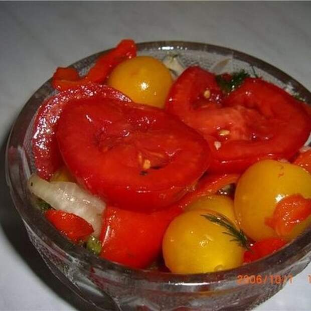 Вкусный рецепт самого быстрого приготовления маринованных помидоров