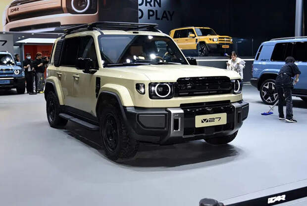 Chery iCaur V27 приедет в Россию на замену Land Cruiser и Land Rover: большой 5-метровый гибрид с полным приводом, 455 л.с. и запасом хода около 1000 км на баке бензина