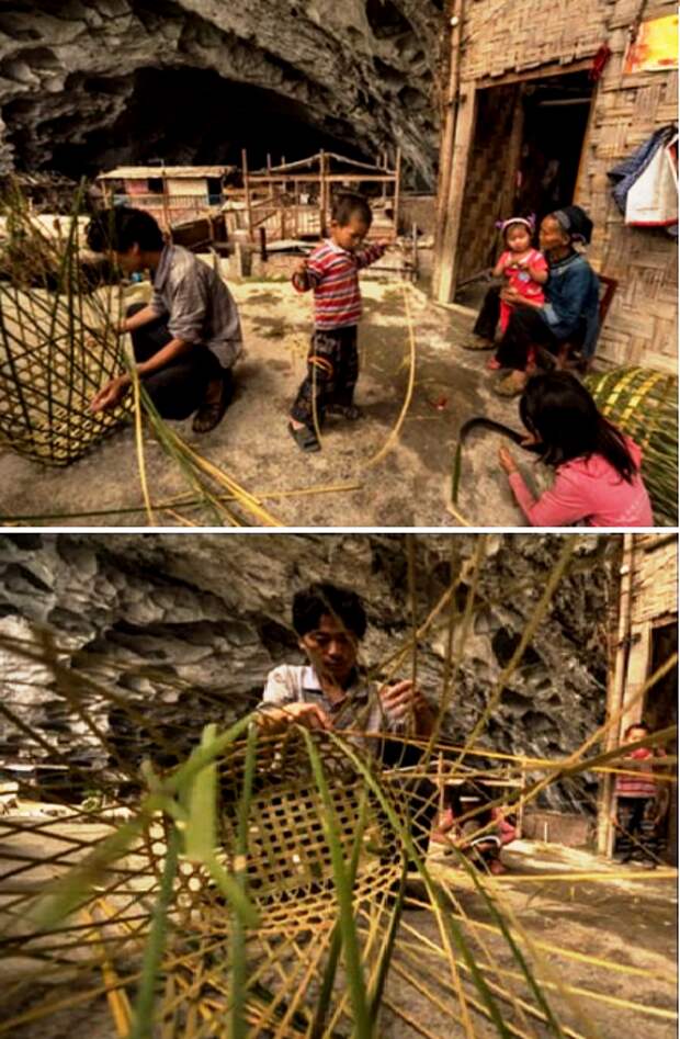 Женщины и дети зарабатывают рукоделием (Чжундун, Китай). | Фото: youtube.com.