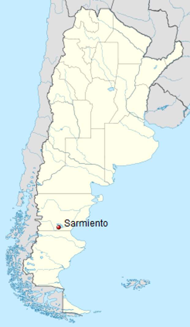 Сармьенто (Sarmiento), самое холодное место в Южной Америке. Фото