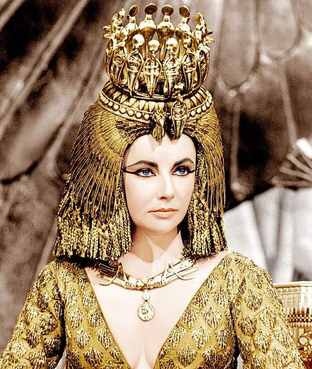 Кадр из фильма «Клеопатра», 1963 г.
