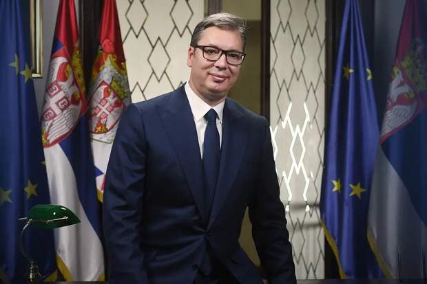 «Добирался дольше, чем Черчилль до Ялты»: Вучич записал обращение к сербскому