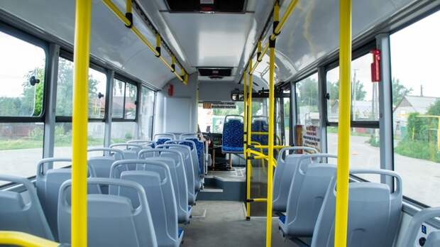 Пустой автобус / Фото: сообщество транспорта Барнаула