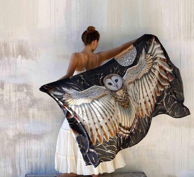 Невероятные платки дизайнера Розы Хамитовой