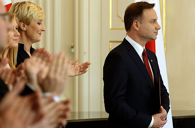 Анджей Дуда. Фото: JANEK SKARZYNSKI / AFP