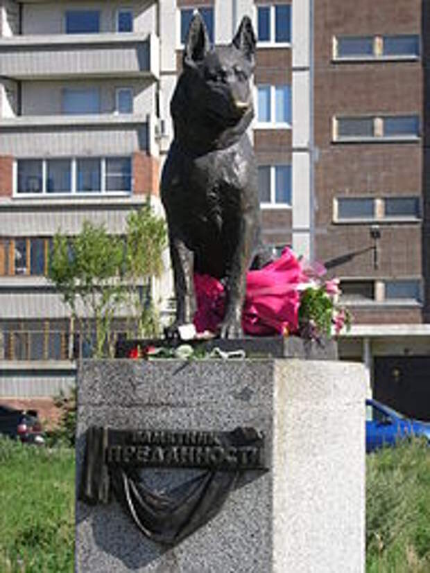 Dog Monument, Togliatti, Russia.JPG