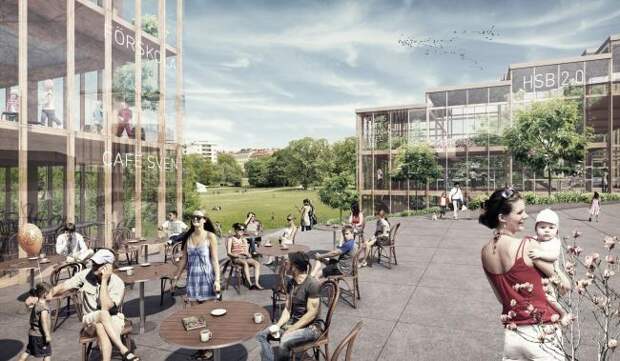 Конкурсный проект HSB 2023 (c) Berg | C.F. Møller Architects Конкурсный проект HSB 2023 (c) Berg | C.F. Møller Architects