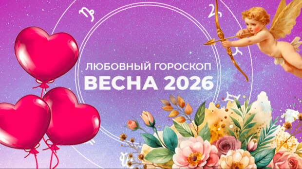 Судьбоносный март, страстный апрель, тревожный май: любовный гороскоп для знаков зодиака на весну 2026