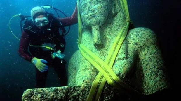 Забытый древнеегипетский город 1200 лет находится на дне моря