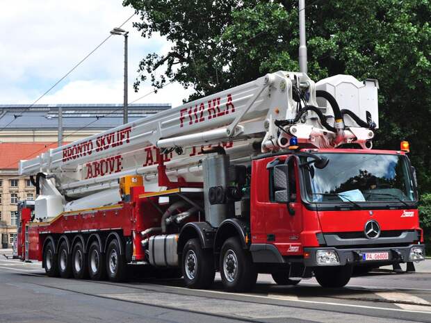 Mercedes-Benz Actros 7660 14x8 Bronto Skylift F 112 HLA пожарная машина, пожарная техника, пожарный автомобиль