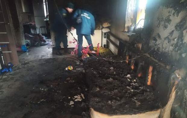 Бабушка с маленькими внуками погибли при пожаре в Чебоксарах