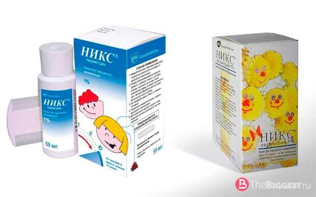 Средства против вшей: Никс