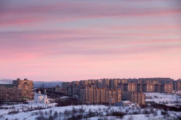 Мурманск - город за Северным полярным кругом (38 фото)