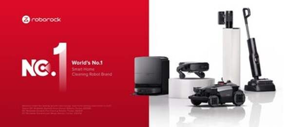 По данным IDC, Roborock стал брендом №1 в мире среди умных роботов для уборки