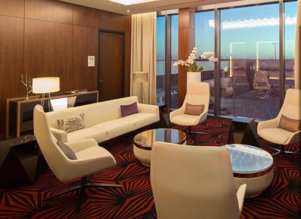 Зал ожидания в аэровокзалах для пассажиров класса «Резиденция». | Фото: etihad.com.