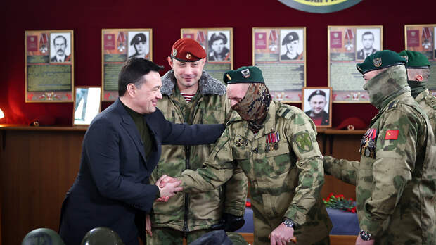 Бойцы поблагодарили губернатора Подмосковья за помощь военным в зоне СВО