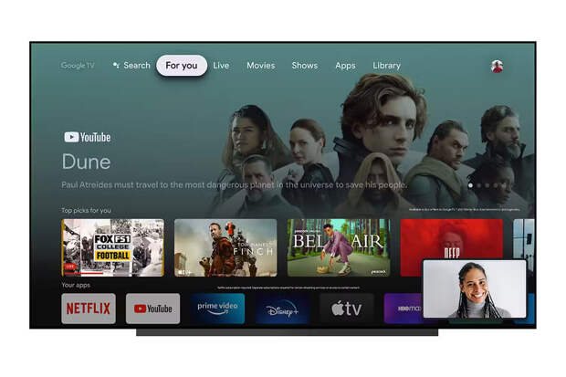 Google представила для смарт-телевизоров Android TV 14 со встроенным ИИ Gemini