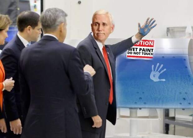 Mike Pence Ignores NASA’s ‘Do Not Touch’ Sign, And The Internet’s Response Is Merciless