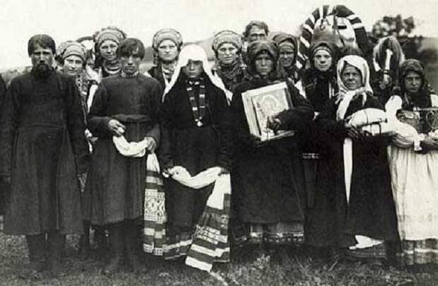 Свадьба. Россия, Тульская губерния, 1902 год.