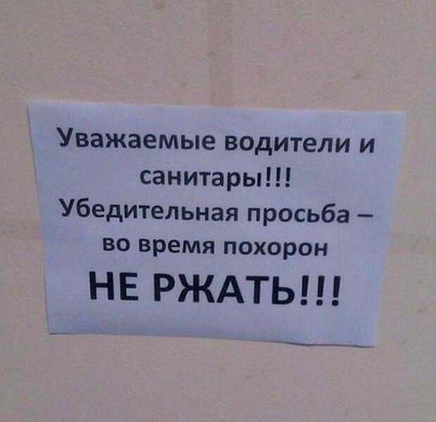 Бесчувственные водители и санитары. Бесчувственные водители и санитары.