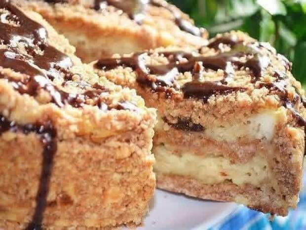 Кулинария>ПИРОГ НЕСРАВНЕННЫЙ с творогом и черносливом!