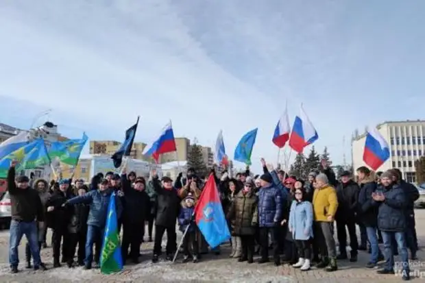 Делегация Котовска приняла участие в автопробеге в поддержку российских военных