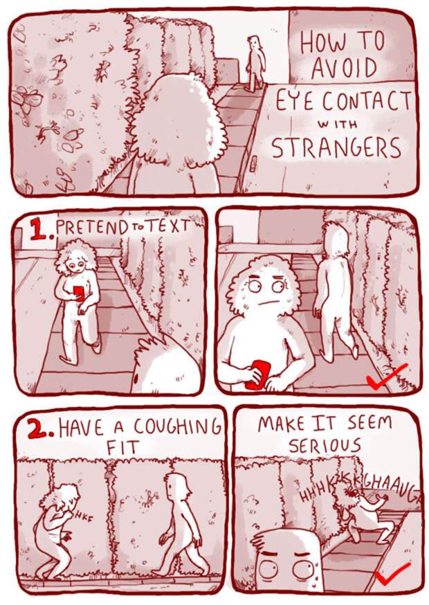 4 Ways How To Avoid Eye Contact With Strangers