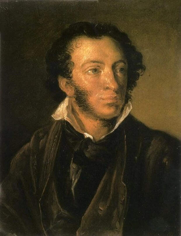 В. А. Тропинин, «Портрет А. С. Пушкина», 1827 г.